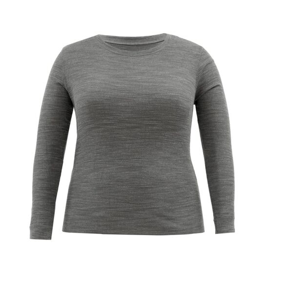 Grey Fruit of the Loom Women's Eversoft Waffle Thermal Top and Bottom Size XS - Picture 2 of 11